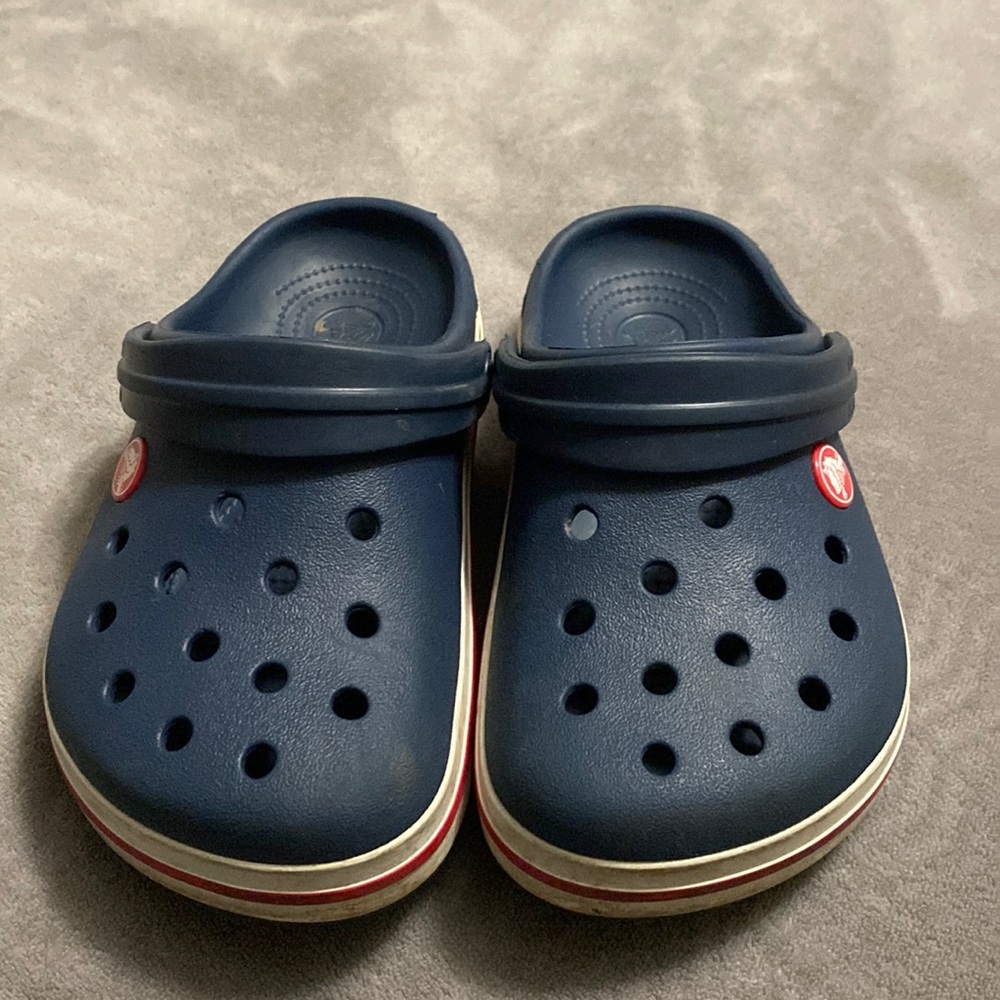 Kids crocs. Size J 1